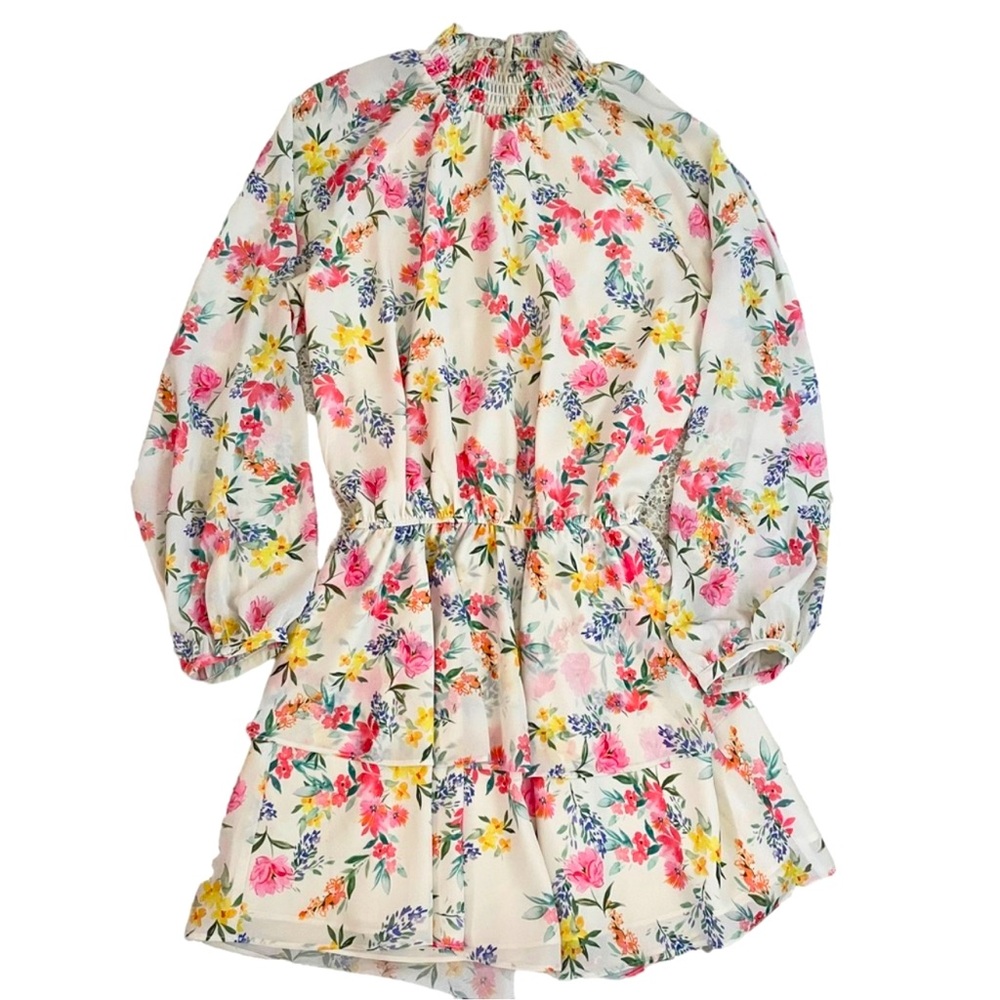 NWOT Yumi Kim Cream/Ivory Floral Dress Size L